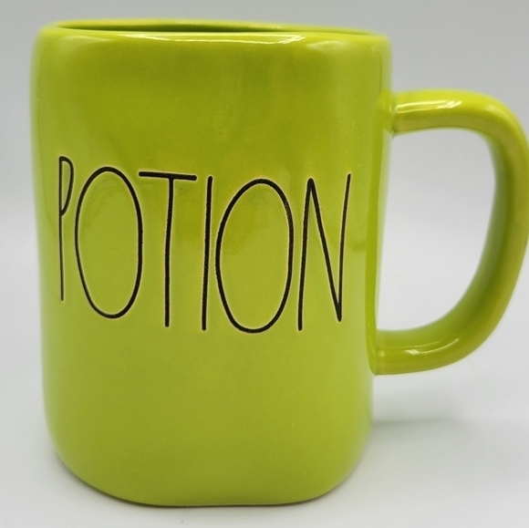 Rae Dunn Potion Green Halloween Ceramic Mug - Picture 4 of 4